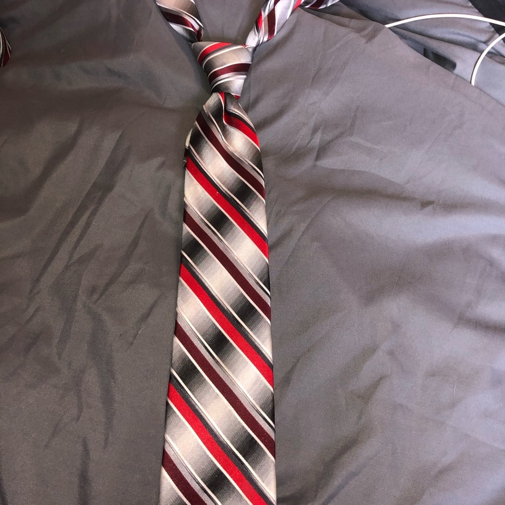Red & Grey Tie